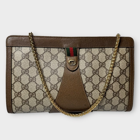 Gucci Handbags - Gucci Supreme GG Monogram Accessory Collection Clutch Crossbody Bag